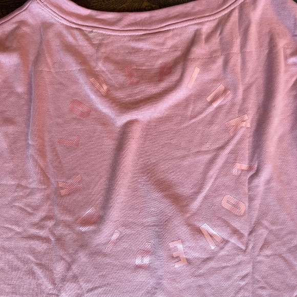 BOGO EUC Victoria's Secret PINK Cropped Over-Size Terry Sweatshirt XXL - Picture 5 of 5